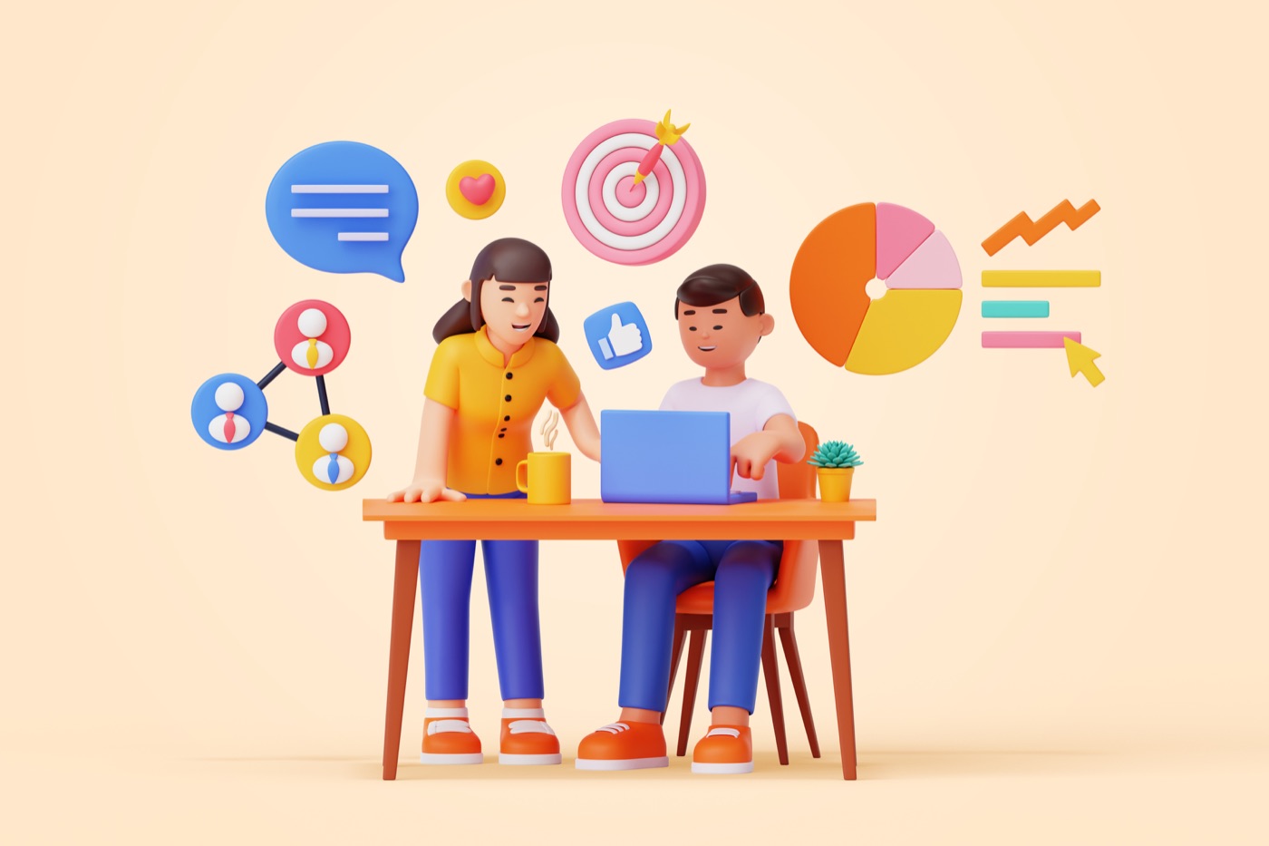 PSHR Innovex collaboration and product planning illustration