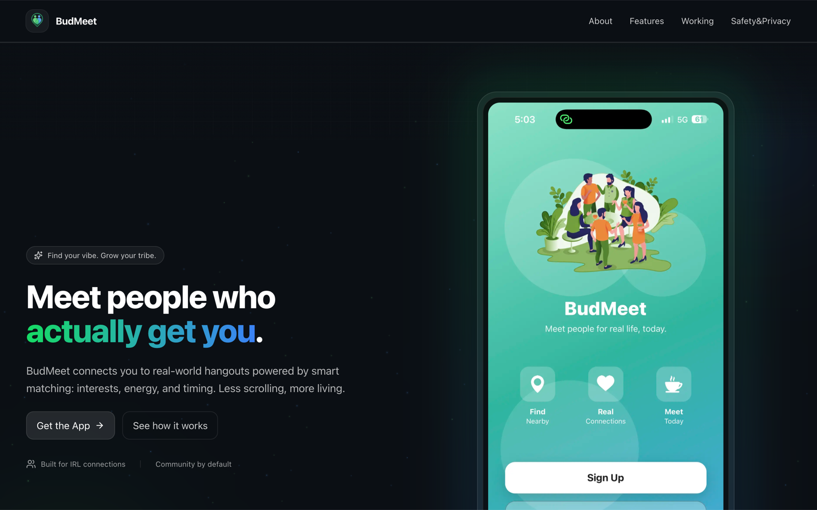 BudMeet gallery view