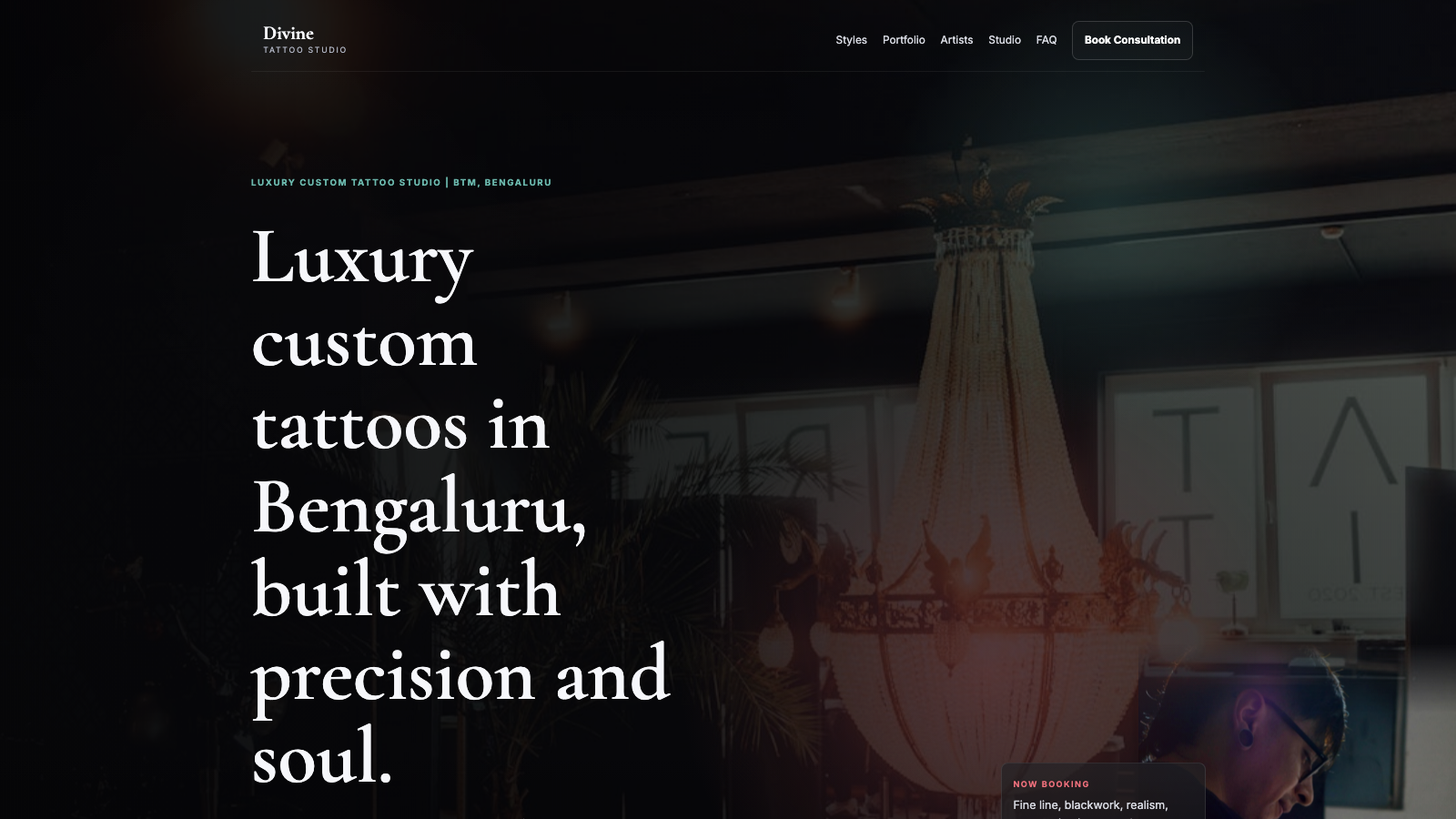 Divine Tattoo Studio gallery view